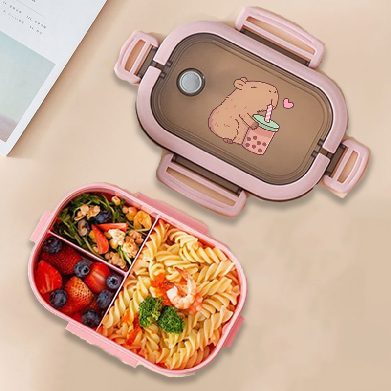 Kitchen Gadgets Website - Fiambrera Bento de Capibara con estampado