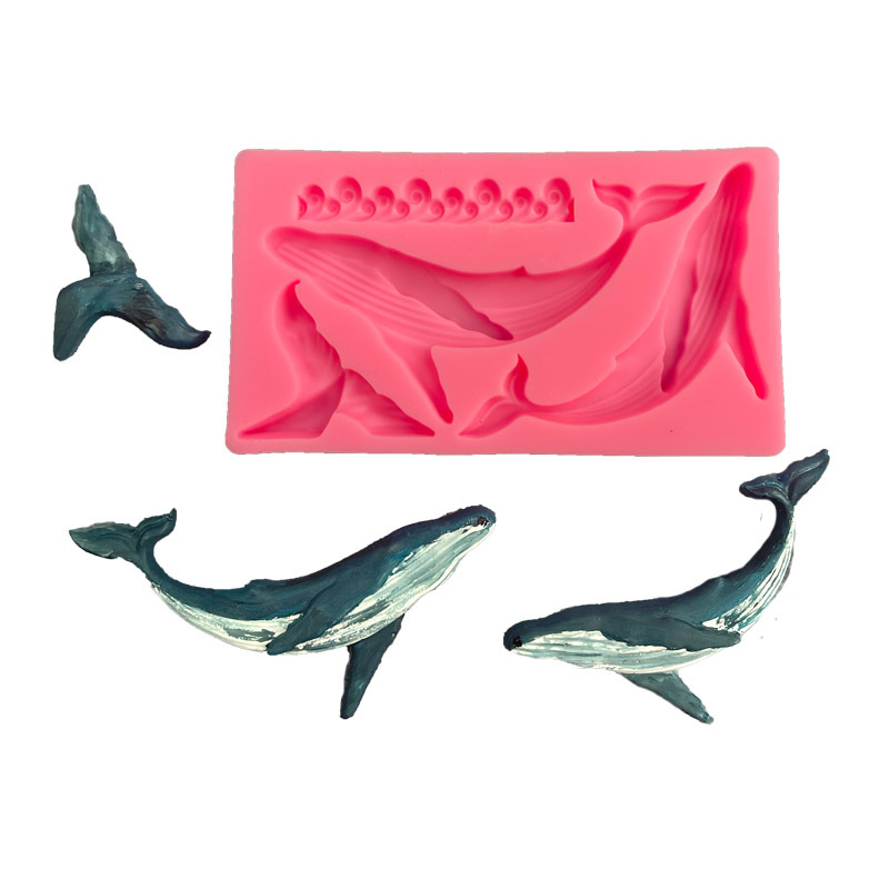 Kitchen Gadgets Website - Molde de silicona de ballena DIY,