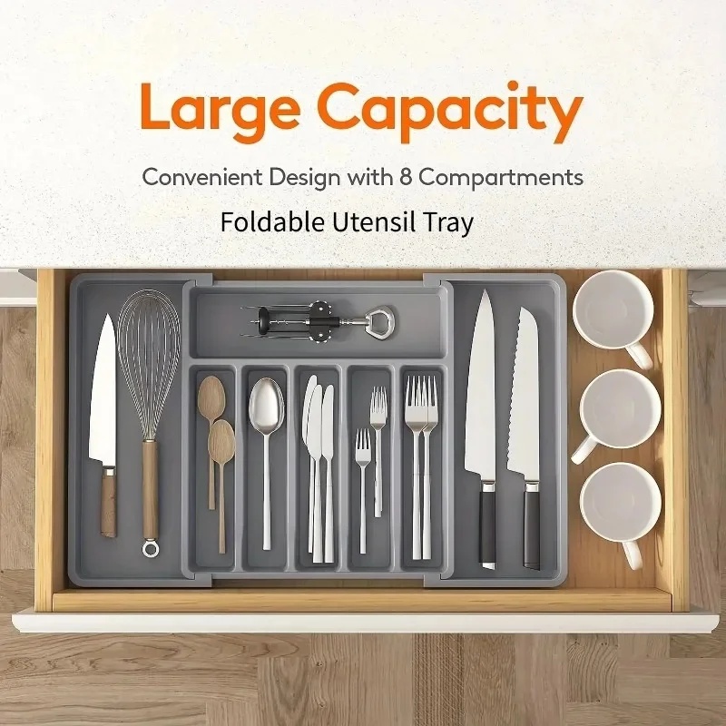 Organizador de cubiertos ajust - Kitchen Gadgets And Utensils reseña y precio