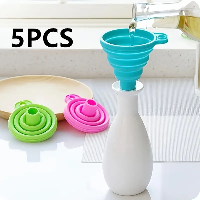 Embudo plegable de silicona, M - Kitchen Gadgets And Utensils reseña y precio