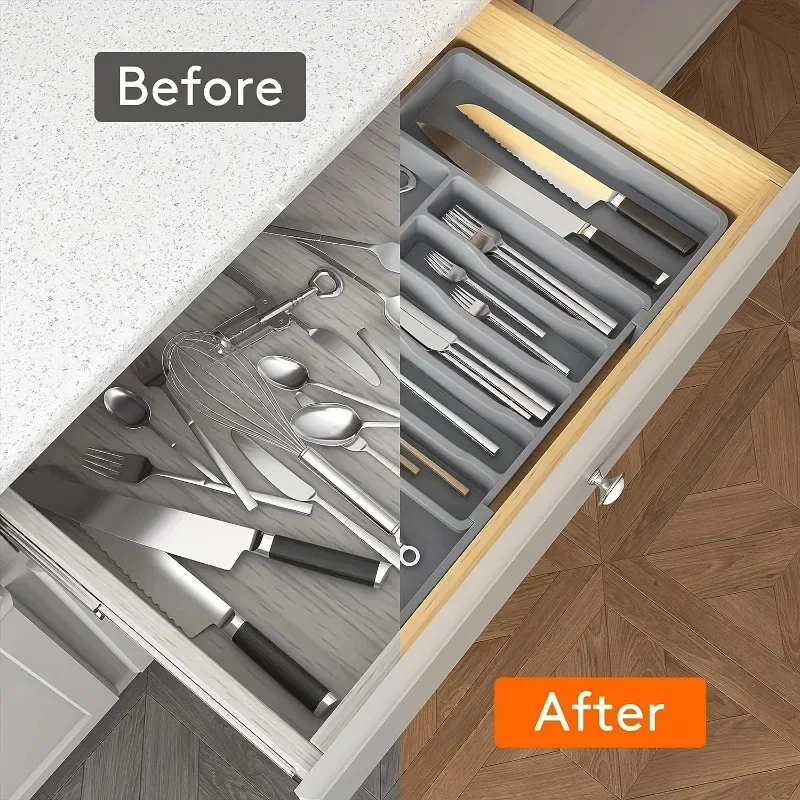Organizador de cubiertos ajust - Kitchen Gadgets And Utensils reseña y precio