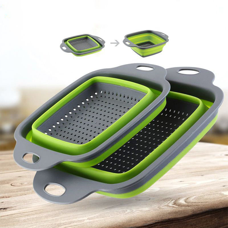 LMETJMA-colador plegable cuadr - Kitchen Gadgets Dropshipping reseña y precio