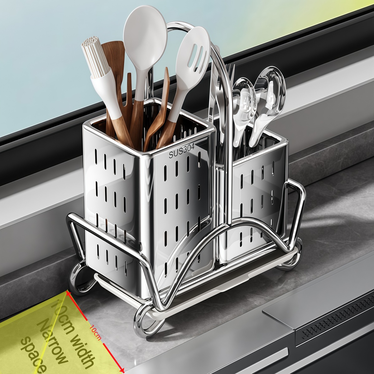 Organizador de Cubiertos de Co - Kitchen Gadgets And Utensils reseña y precio