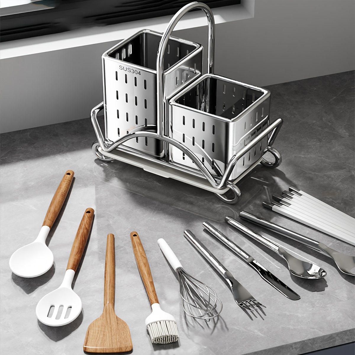 Organizador de Cubiertos de Co - Kitchen Gadgets And Utensils reseña y precio