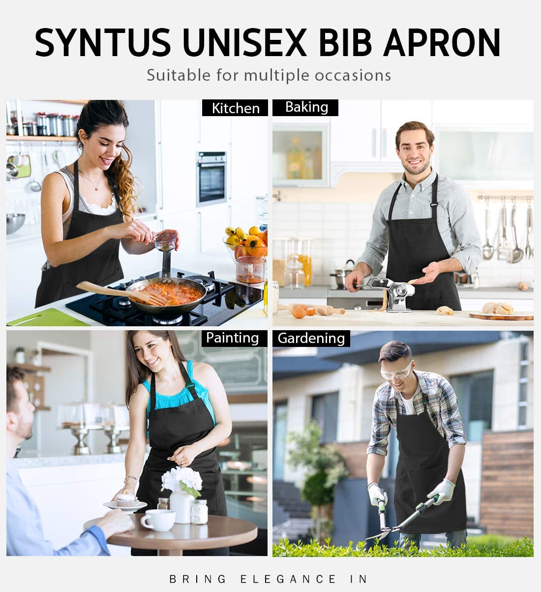Delantales con logotipo person - Kitchen Gadgets For Women reseña y precio