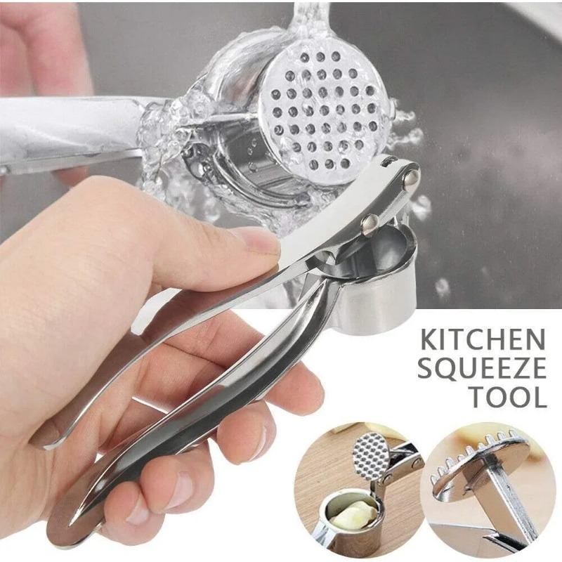 Prensa de ajo lavable de alta  - Kitchen Gadgets Juicer reseña y precio