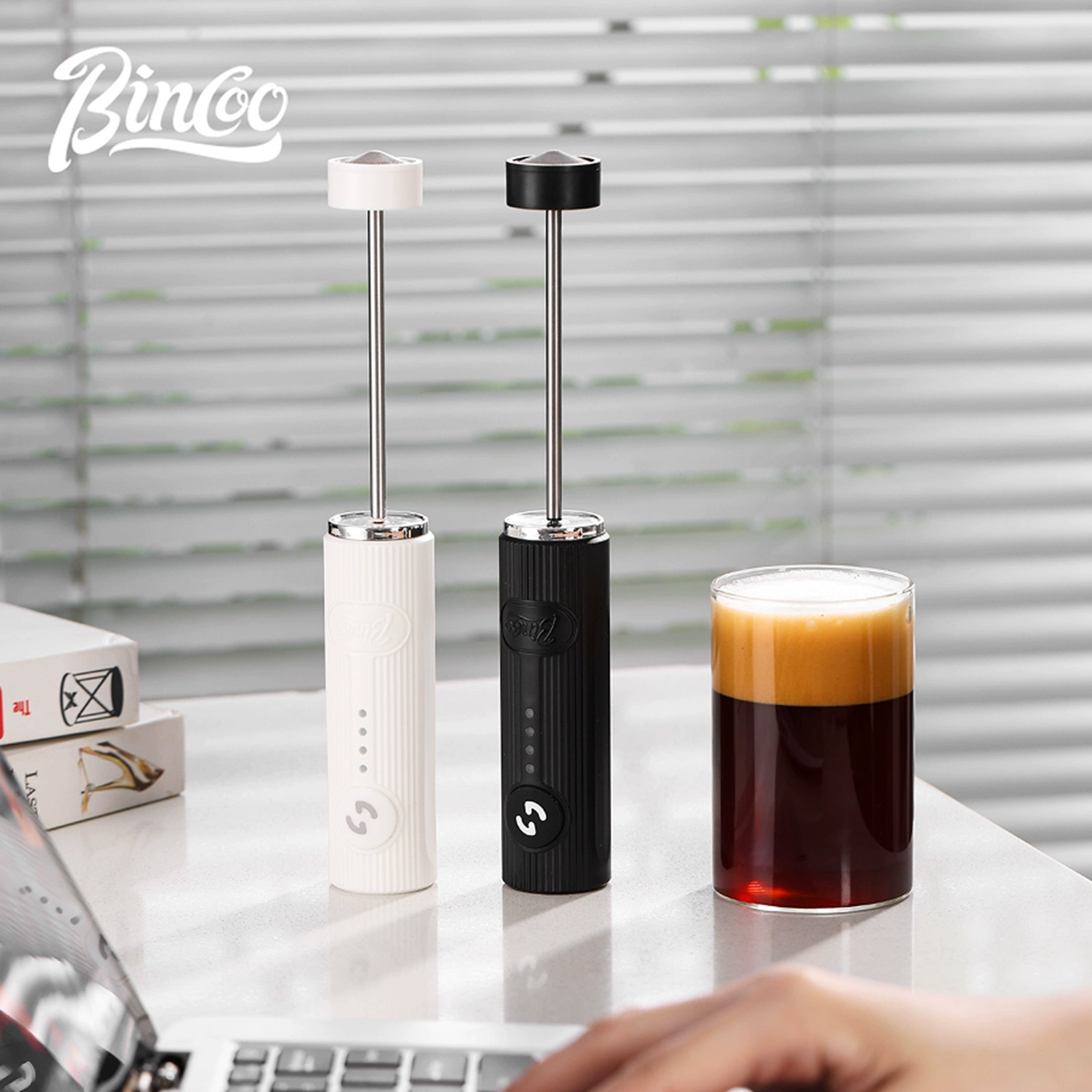 BINCOO-espumador de café eléct - Kitchen Gadgets Website reseña y precio